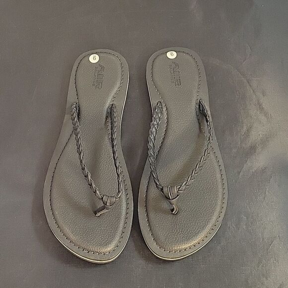 BRAND NEW AIR BALANCE BRAIDED STRAP DETAILS SLIP-ON FLAT SANDAL - Picture 3 of 13